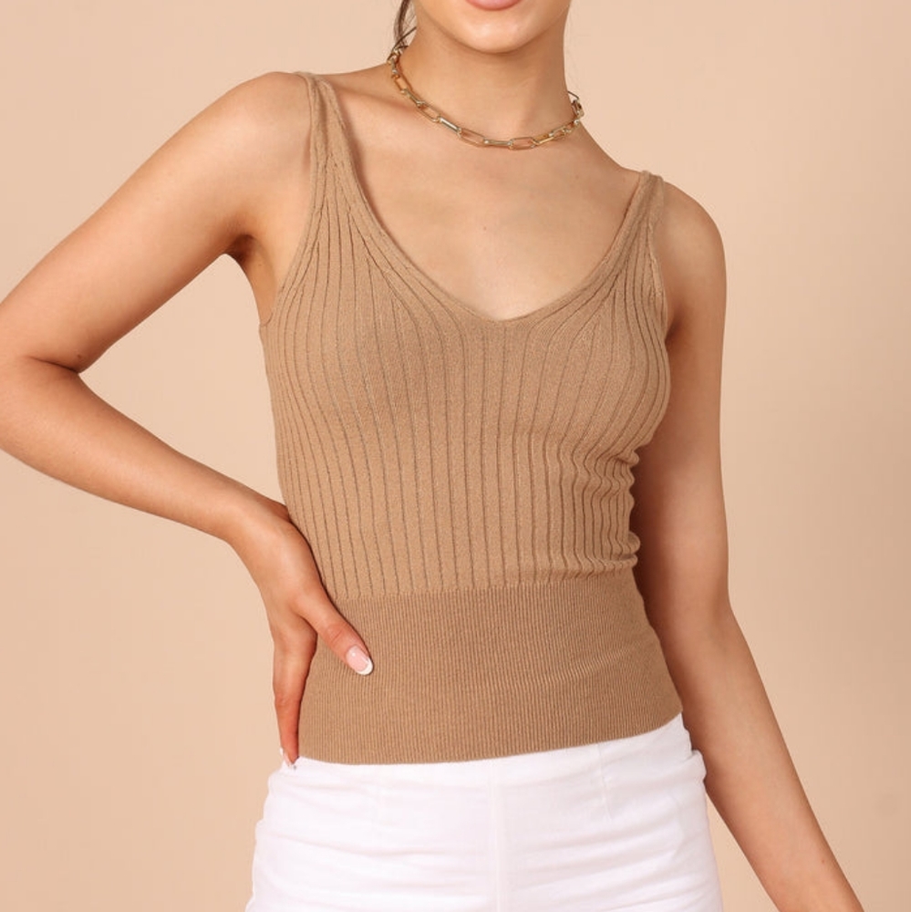 NWT Petal & Pup Gemma V Neck Tank Top